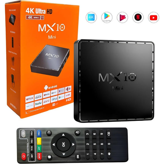 Andriod Tv Box Mx10 Mini 4K Smart Tv